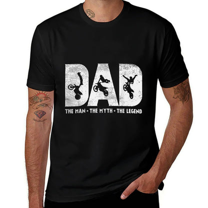 Motocross Dad Man Myth Legend Dirt Bike Motorcycle Race Gift  Affordable Price T-Shirt