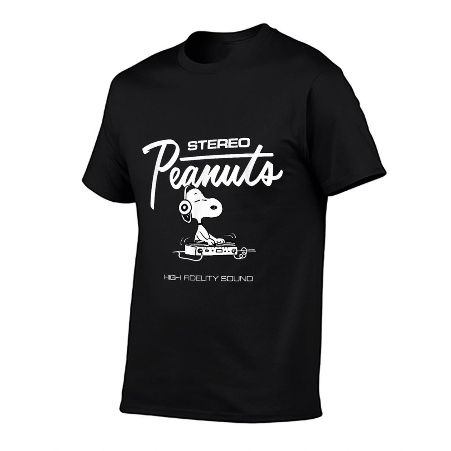 Peanuts - Stereo Peanuts Snoopy Dj  Eco-friendly Material T-Shirt