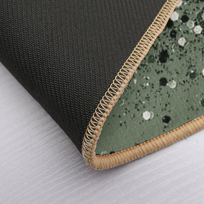 Cactus Green Black Glam #1 (Photo of Glitter Only - Not Reflective)  Toxin-Free Bath Mat