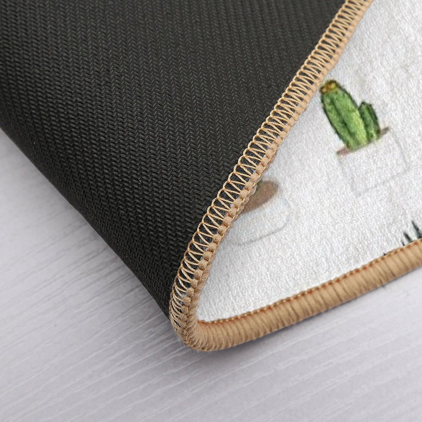 Succulents  Repositionable Bath Mat