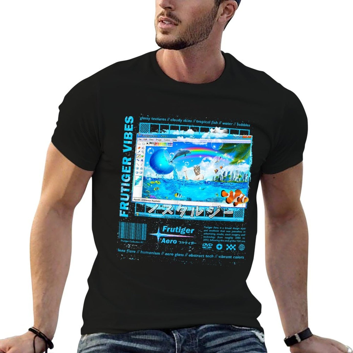 Frutiger Aero Fashion Collection - Frutiger Vibes  Wrinkle-resistant T-Shirt