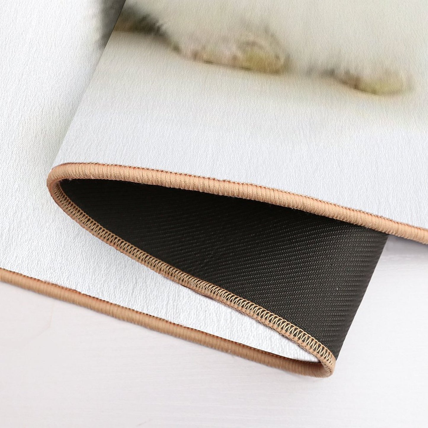 Baby Blue Dutch Rabbits  Fade-Resistant Bath Mat