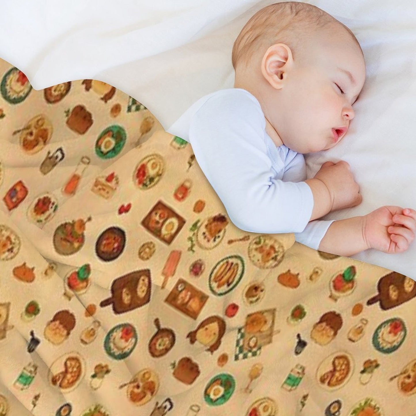 Dishes Wrinkle-free Throw Blanket