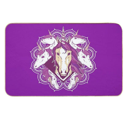 Unicorn Mandala Durable Bath Mat
