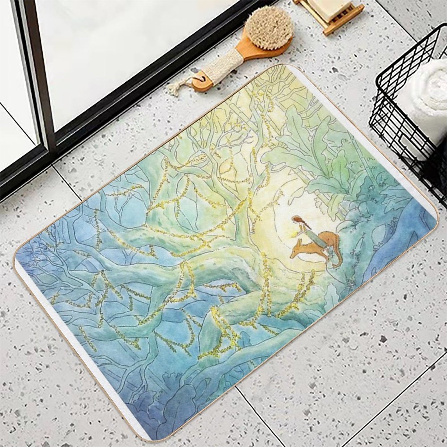 An Offering Of Light  Multi-Purpose Bath Mat