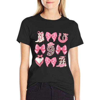 9th Birthday Cowgirl Nine Year Old Cow Girl Birthday Party  Quick-drying T-Shirt