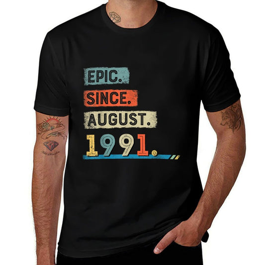 Epic Since August 1991 30th Birthday Men  Soft T-Shirt