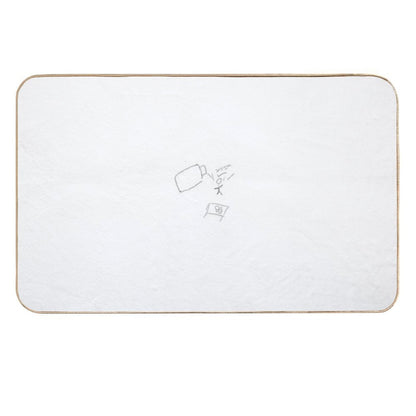 A Person Who Don’t Want to Go to Sleep.  Easy Maintenance Bath Mat
