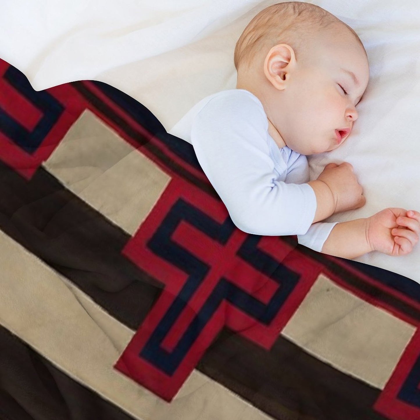 Indigenous Designs VI  Chief's Blanket  Navajo Weavings Travel-friendly Throw Blanket