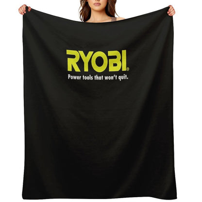 POWER TOOLS RYOBI LOGO Sustainable Throw Blanket