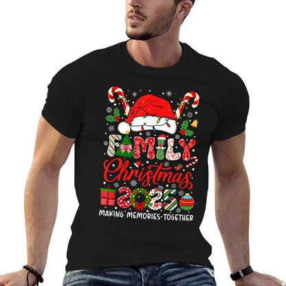 Family Christmas 2025 Matching Outfit Xmas Squad Santa  Affordable Price T-Shirt