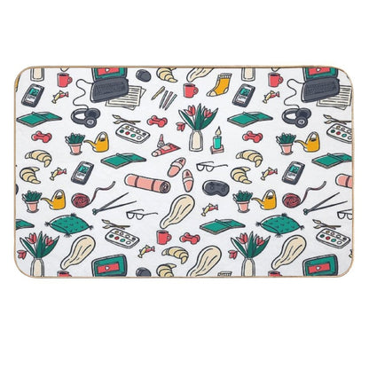 Hobby Pattern.  Odorless Bath Mat