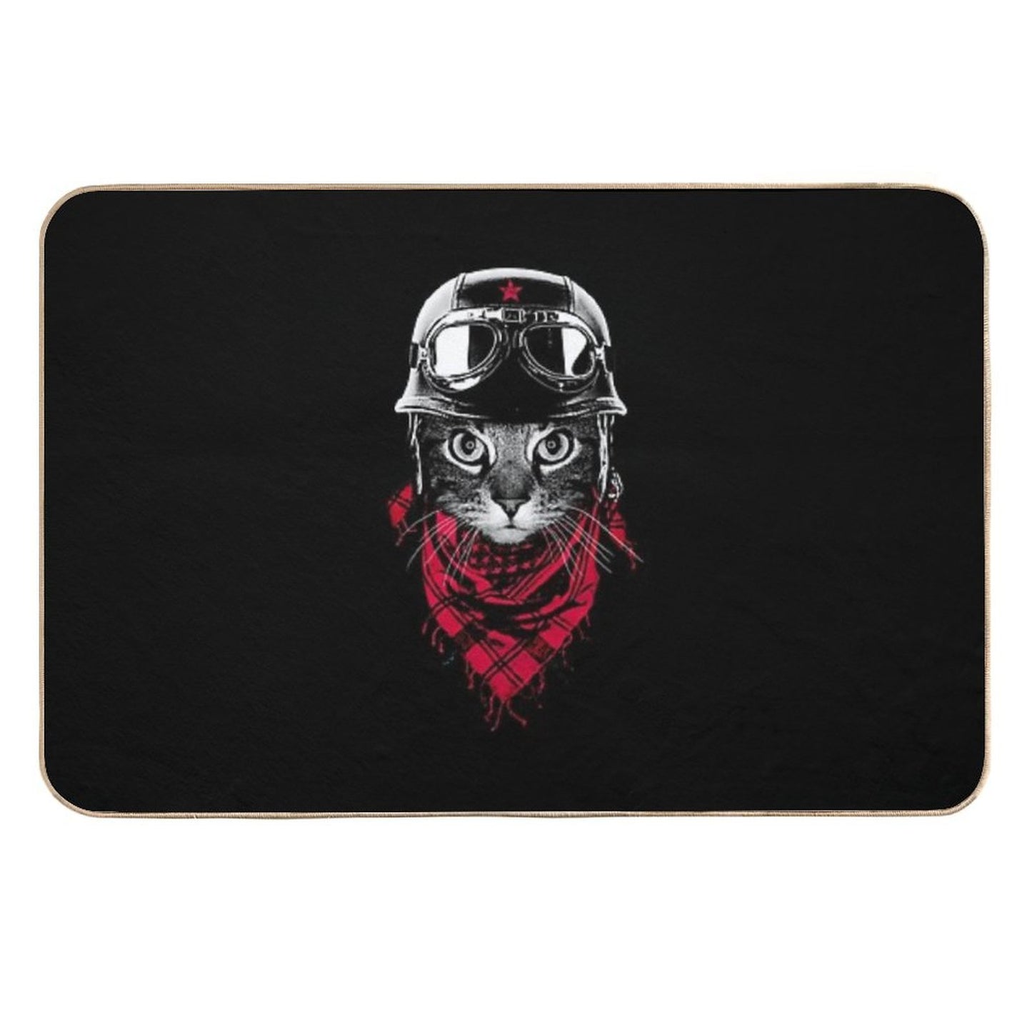 Adventurer Cat  Repositionable Bath Mat