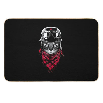 Adventurer Cat  Repositionable Bath Mat