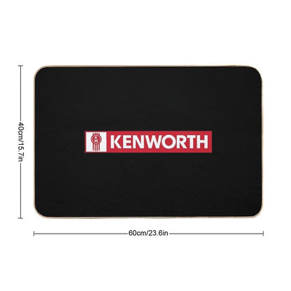 Kenworth Logo Truck Company Durable Bath Mat