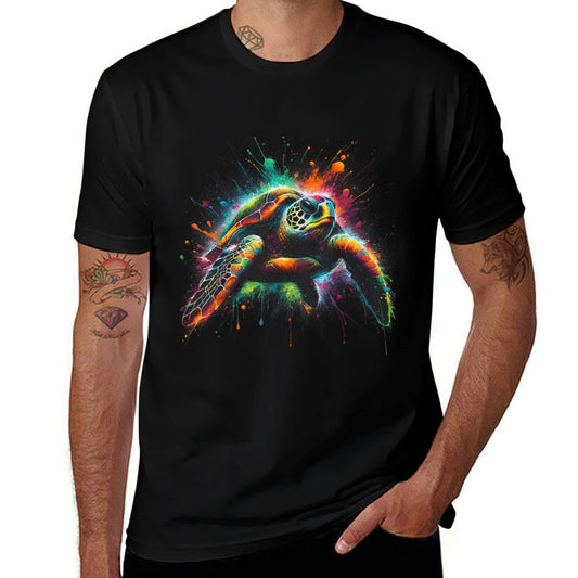 Sea Turtle Beach Lover Ocean Animal Graphic Novelty Womens  High-quality Stitching T-Shirt
