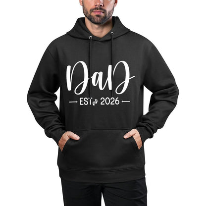 Dad Est 2026 New Dads And Moms Matching Father To Be 2026 Colorfast Hoodie