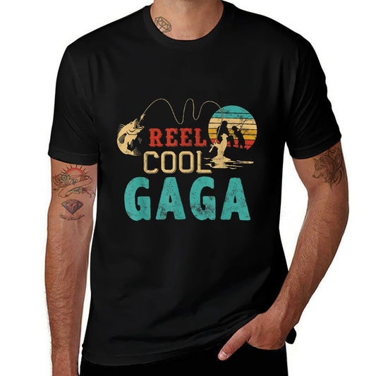 Fishing Reel Cool Gaga Father’s Day Gift For Fisherman Gaga Comfortable T-Shirt