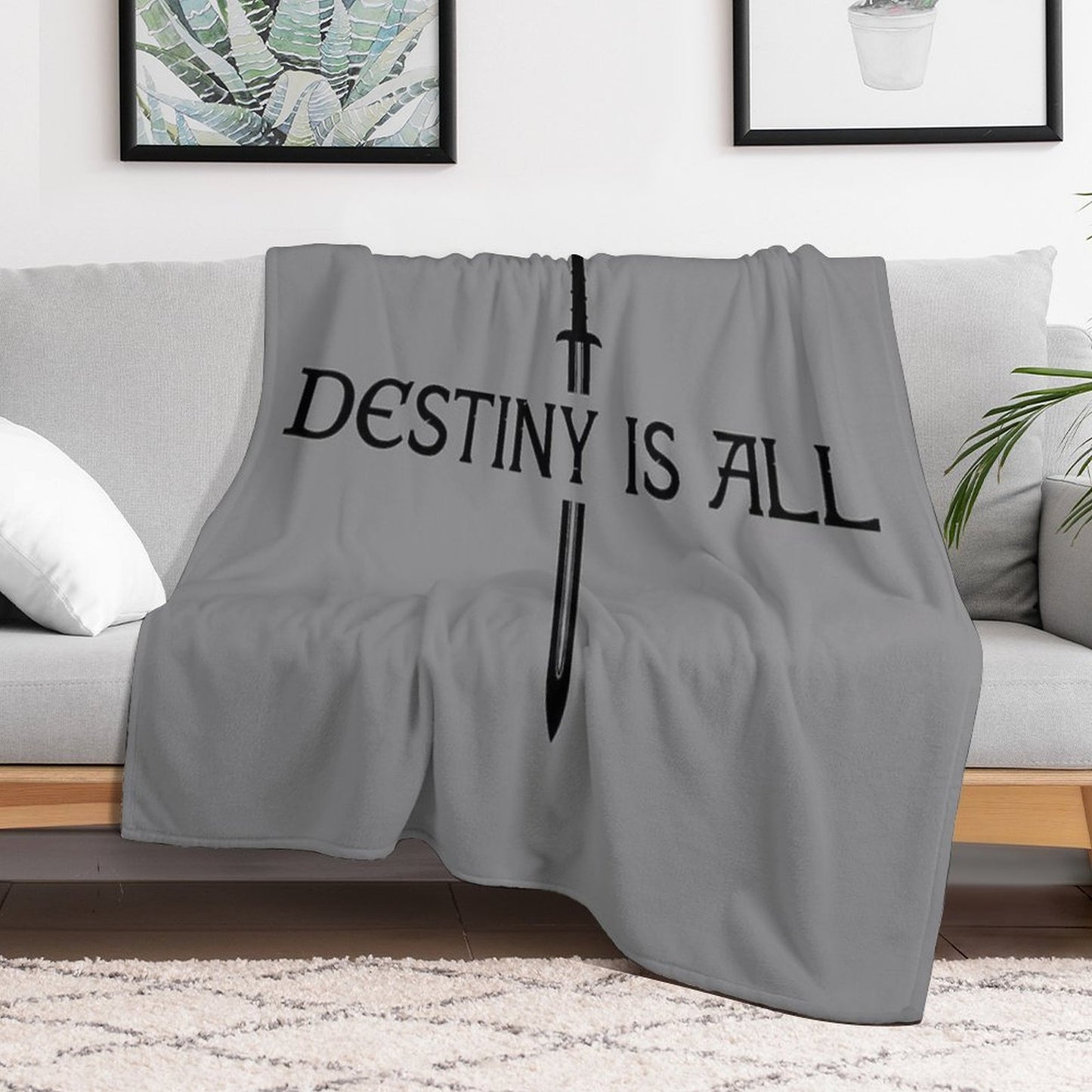 The Last Kingdom - Destiny Is All Sustainable Throw Blanket
