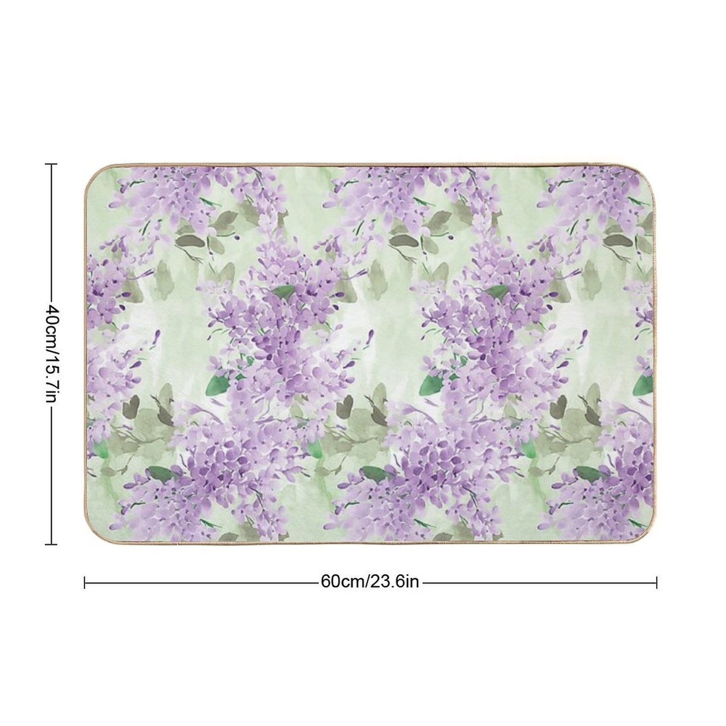 Lilacora - Lilac Dreams  Odorless Bath Mat