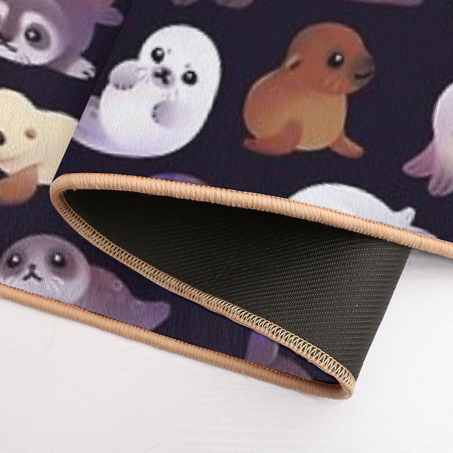 Seal Pup - Dark  Easy Maintenance Bath Mat