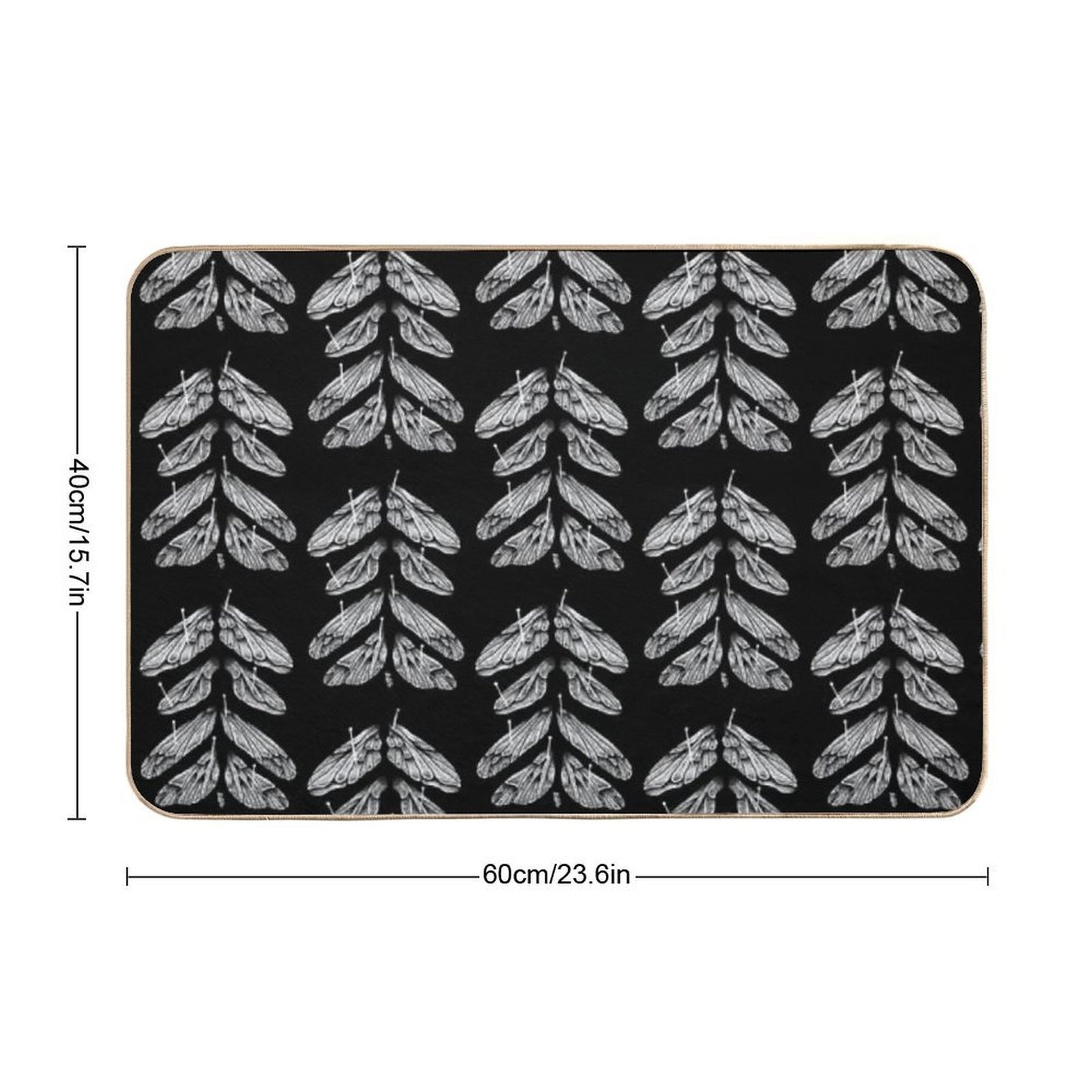 Wings  Slip-Resistant Bath Mat