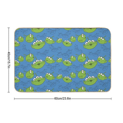 Little Aliens - Pattern  Pet-Safe Bath Mat