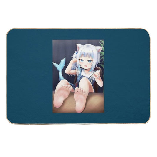 Gawr Gura  Rapid-Drying Bath Mat