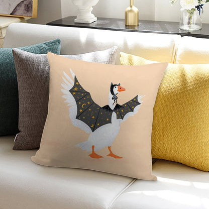 Bat Goose Soft Reinforced Edging Throw Pillow