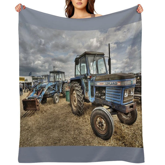 Leyland Tractors Quick-dry Throw Blanket