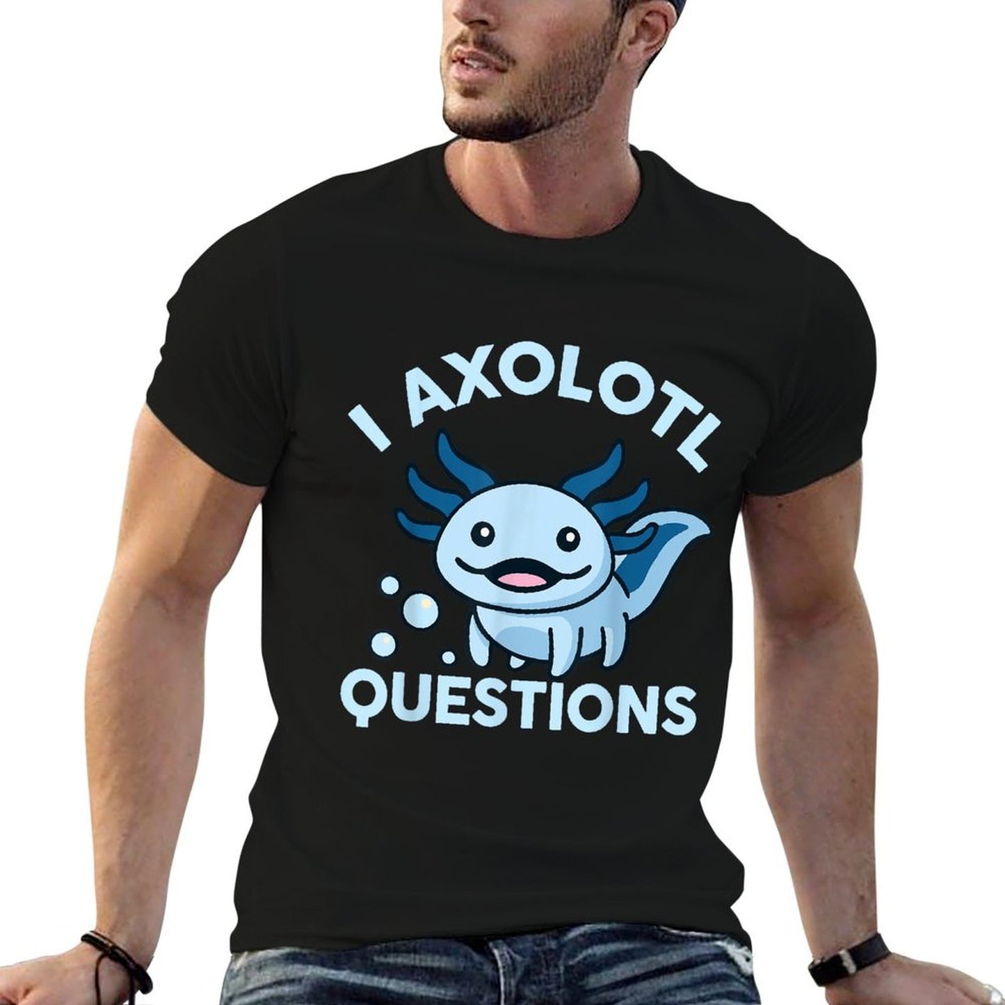 I Axolotl Questions  Slim-fit Cut T-Shirt