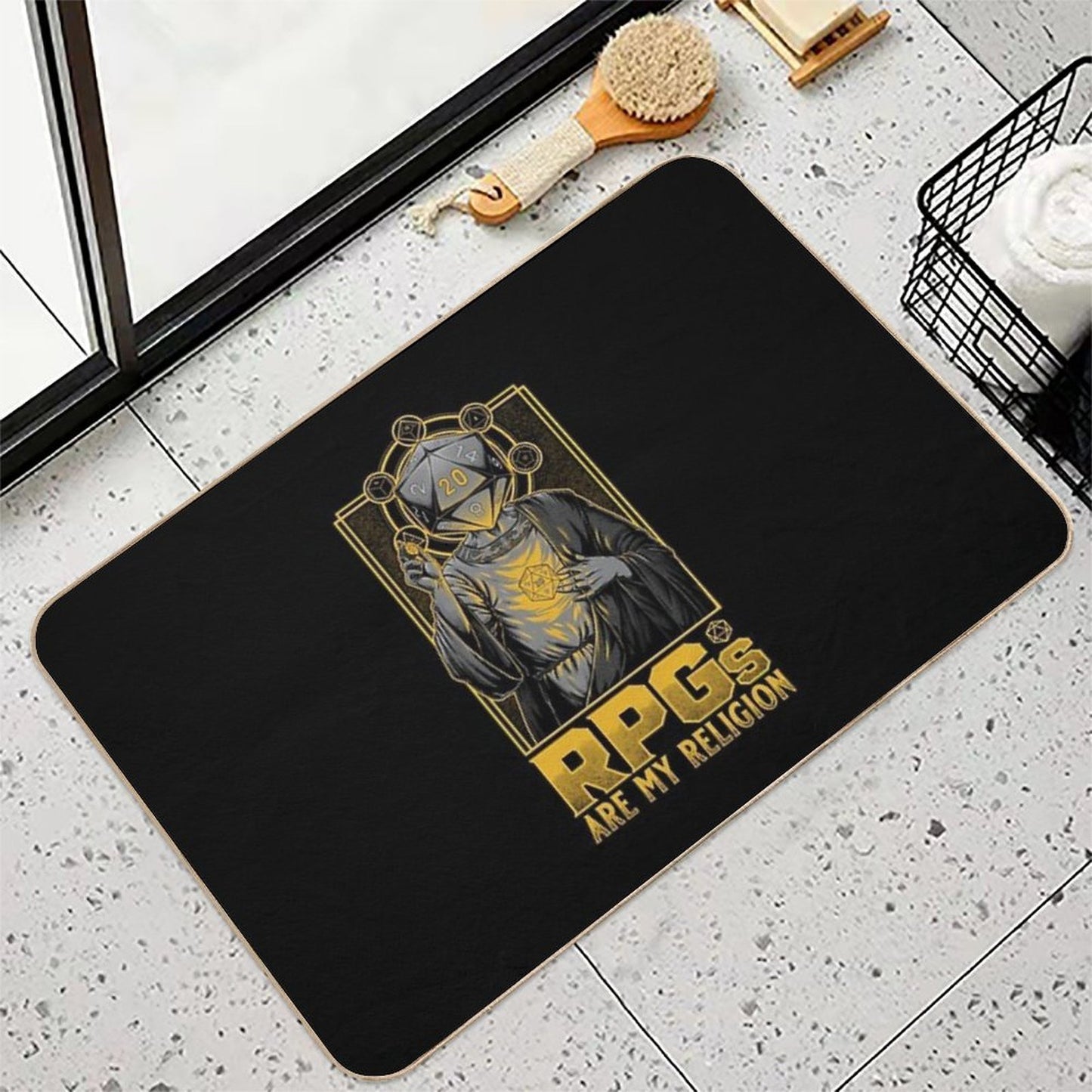 RPGs Are My Religion - D20 Cool Gift  Versatile Bath Mat