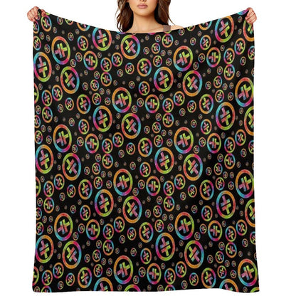Take That Neon Symbol Premium Throw Blanket