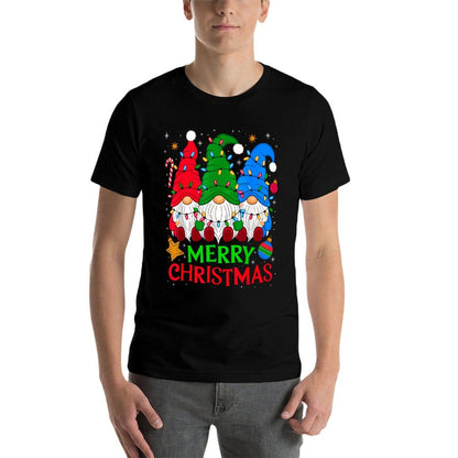 Gnomes Merry Christmas Xmas Matching  Easy-care T-Shirt