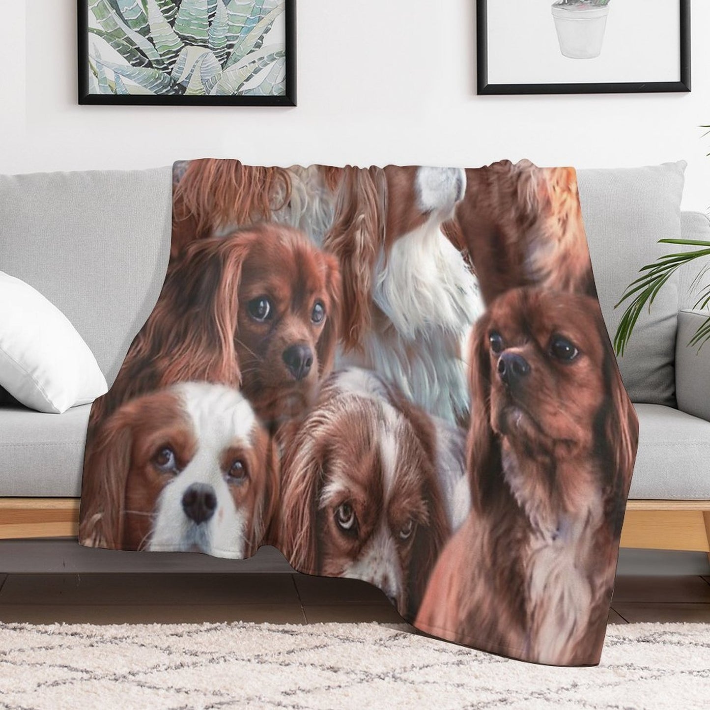 Cavalier King Charles All-season Throw Blanket