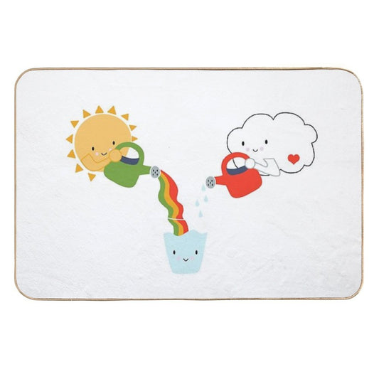 The Glass Is Refillable  Versatile Bath Mat