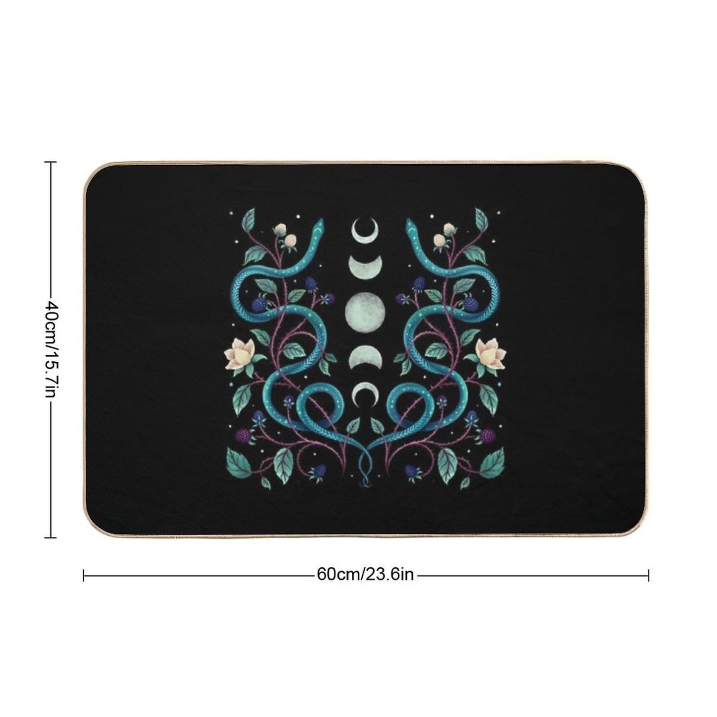 Serpent Moon  High-Traffic Bath Mat