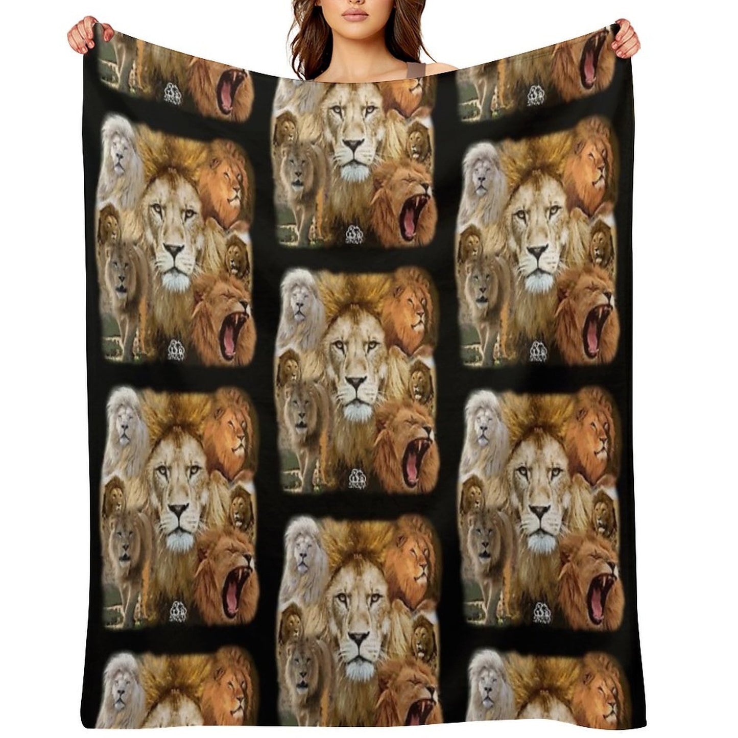 The Humble Lions - Lions Velvety-soft Throw Blanket
