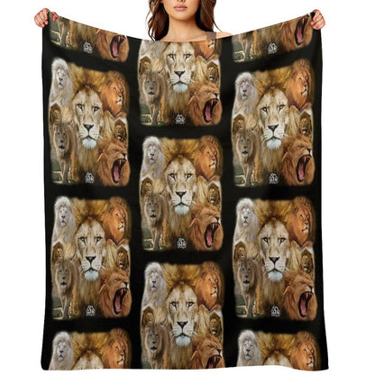 The Humble Lions - Lions Velvety-soft Throw Blanket