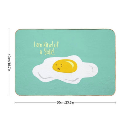 Egg-sactly!  Easy To Clean Bath Mat