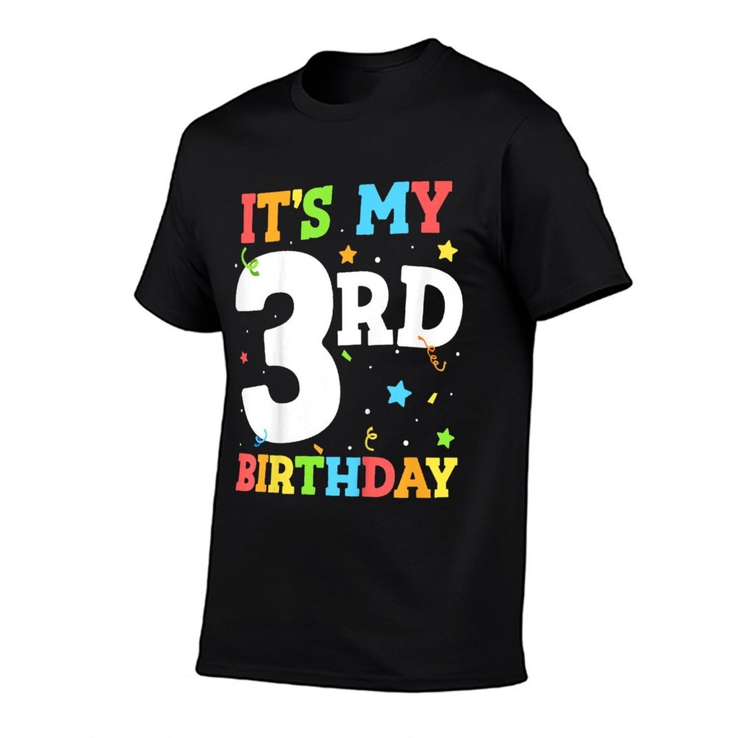It's My 3rd Birthday Boy 3 Toddler Girl Three Happy Birthday  Polyester Blend T-Shirt