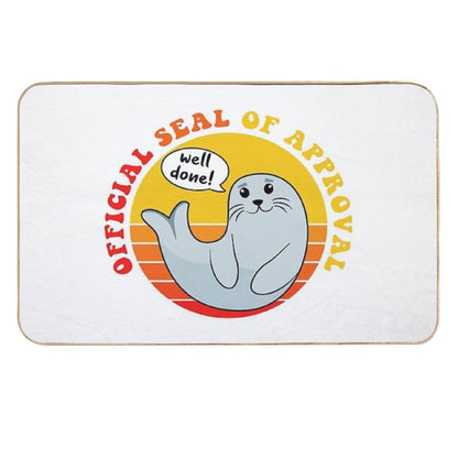 Seal of Approval - Cute Baby Seal  Long-Lasting Bath Mat