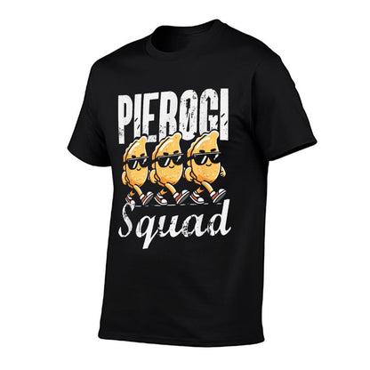 Pierogi Squad Funny Polish American Christmas Poland Pierogi  Summer-ready Fabric T-Shirt