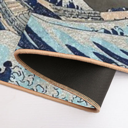 The Great Glitter Wave  Stain-Proof Bath Mat