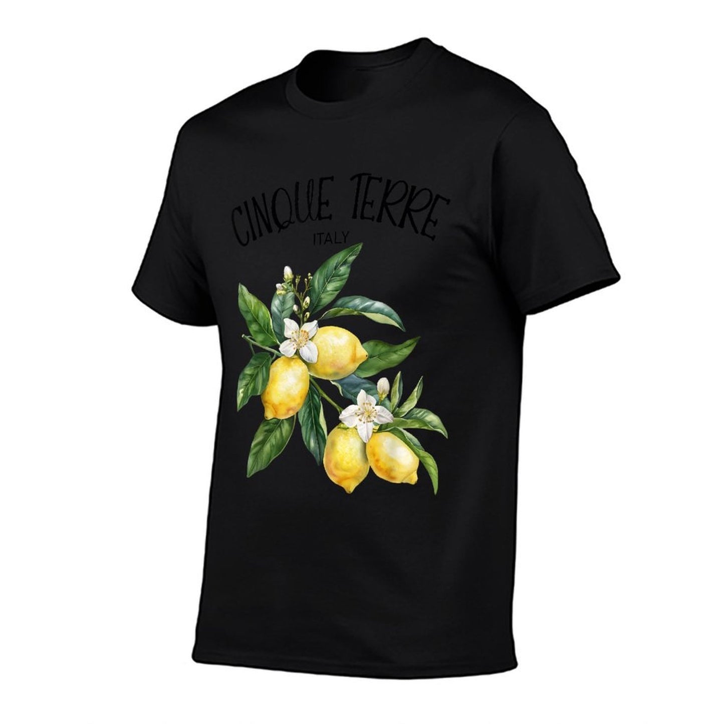 Cinque Terre Lemon Art Italian Fruit Lover Italy Riviera  Classic T-Shirt