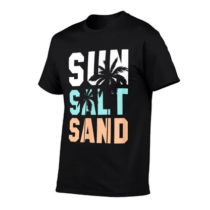 Life Is Better at The Beach, Vacation, Sun, Salt, Sand  Trendy Pattern T-Shirt