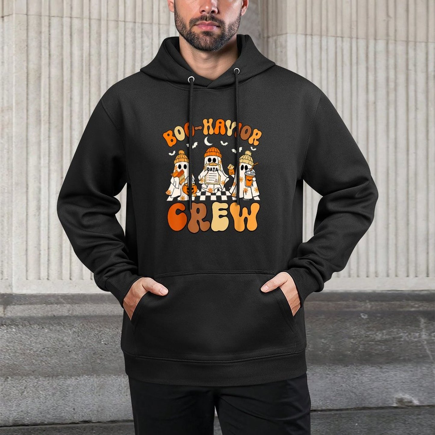 Boo-Havior Crew Behavior Analyst Halloween ABA Colorfast Hoodie