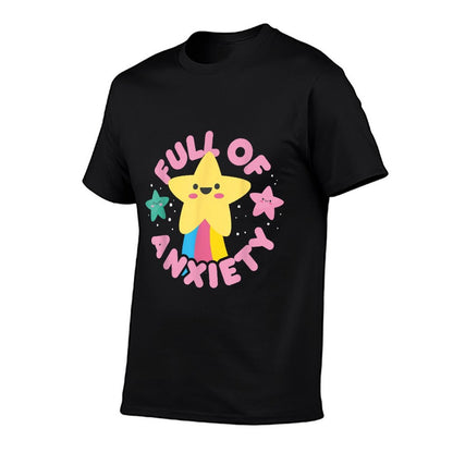 Full of Anxiety Cute Kawaii Kawaii Goth Pastel Goth  Vintage-inspired T-Shirt