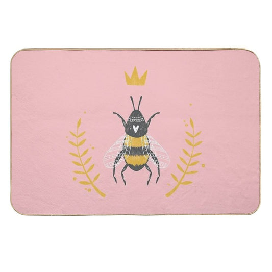 Queen Bee  Dirt-Trapping Bath Mat