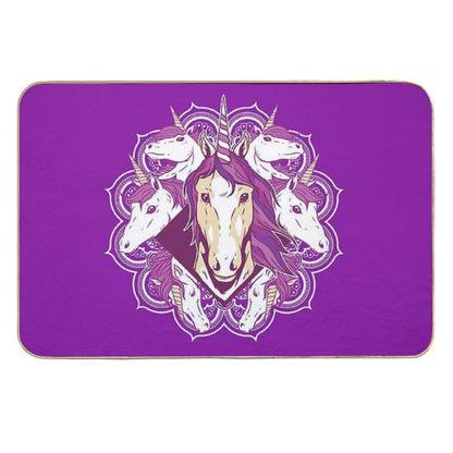 Unicorn Mandala Durable Bath Mat